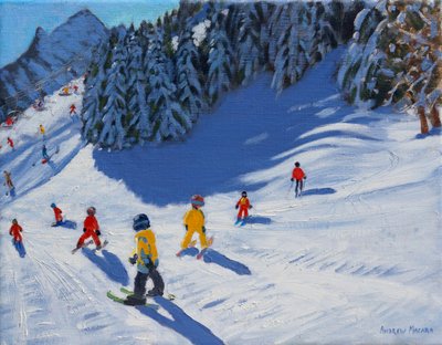 Ski School, Morzine, 2015 by Andrew Macara